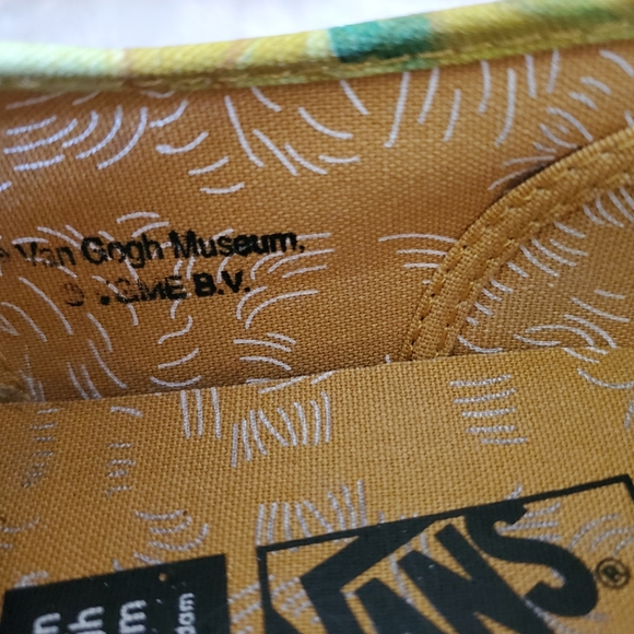 Vans Van Gogh Museum Sunflower Unisex Shoes Size M5 W6.5 - Picture 5 of 9